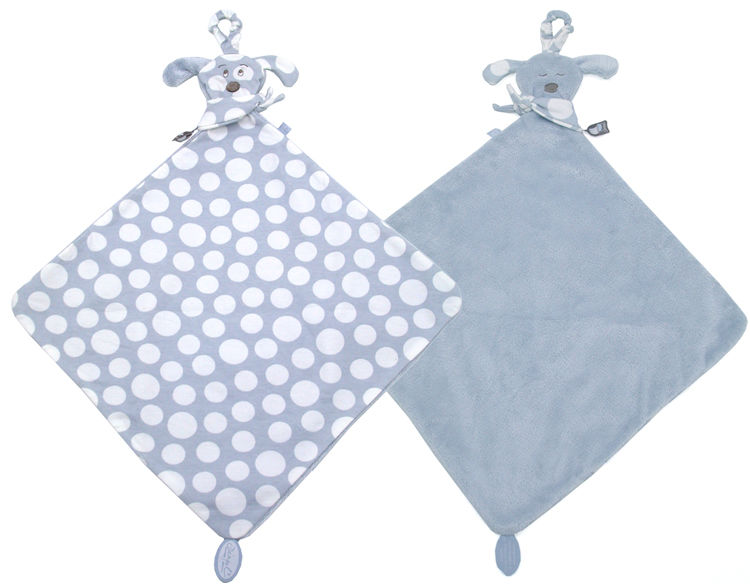  pastel et pastille fifi chien attache-sucette bleu 